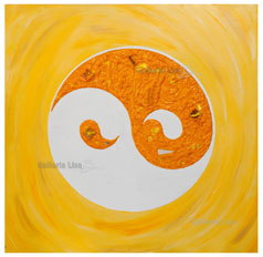 ©2011 Lisa Brugger HHope - Acrylic with Mix Media on Canvas 24 x 24