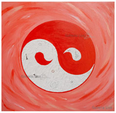 ©2011 Lisa Brugger Humility - Acrylic with Mix Media on Canvas 24 x 24